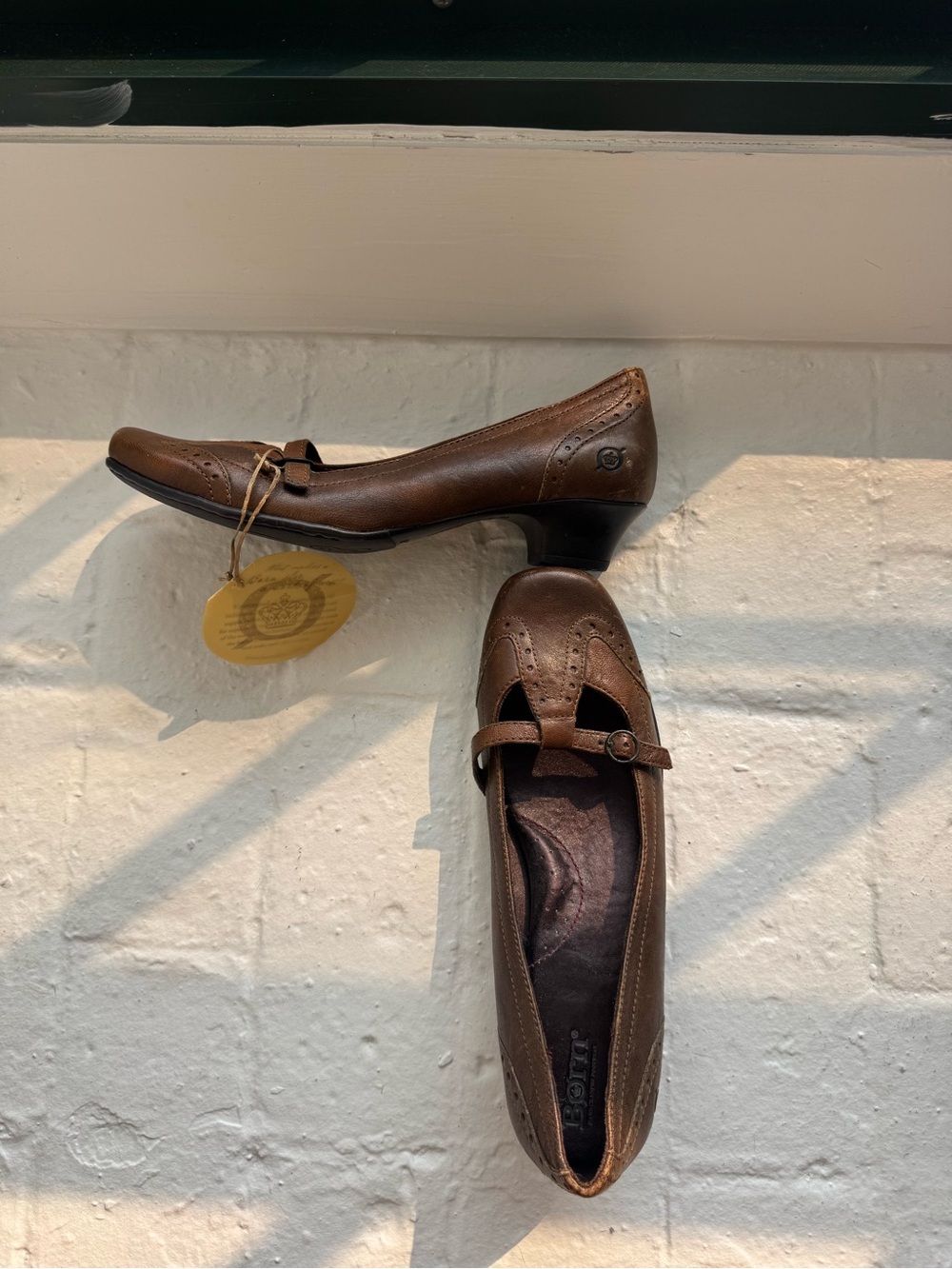 Y2K Børn "T-Strap" Mary Jane brogue kitten heels